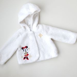 Authentic Disney | Minnie Mouse Fleece Holiday Christmas Jacket